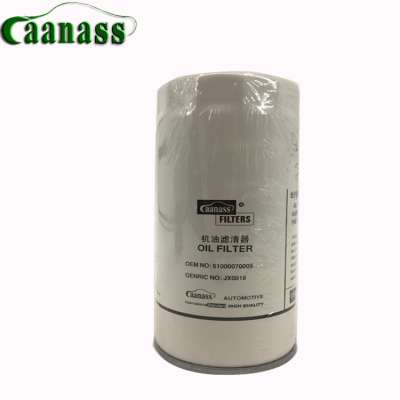 JX0818 61000070005 caanass weichai oil filter store sales for truck and chinese bus